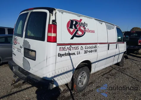 2011 Chevrolet Express 2500 Work Van from USA, damaged, VIN 1GCWGFFA4B1131339